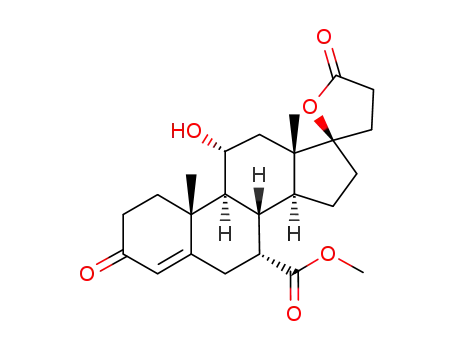11β,17β-dihydroxy-7α-methoxycarbonyl-pregna-4-en-3-one-21-carboxylic acid, γ-lactone