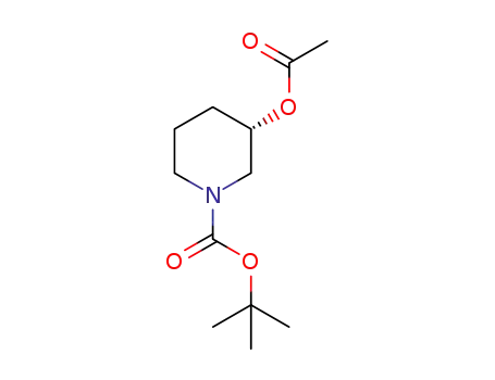 (S)-1-tert-butoxycarbonyl-3-acetoxypiperidine