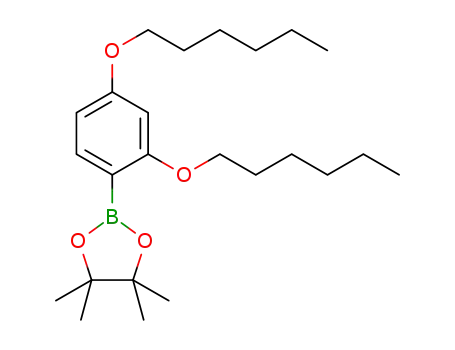 2-(2,4-bis(hexyloxy)phenyl)-4,4,5,5-tetramethyl-1,3,2-dioxaborolane