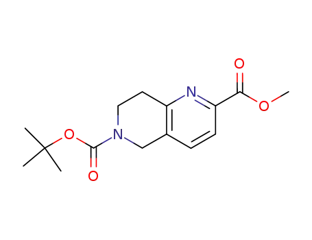 6-(tert-butoxycarbonyl)-2-methoxycarbonyl-5,6,7,8-tetrahydro-1,6-naphthyridine