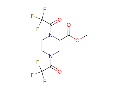 methyl N,N'-di(trifluoroacetyl)piperazine-2-carboxylate