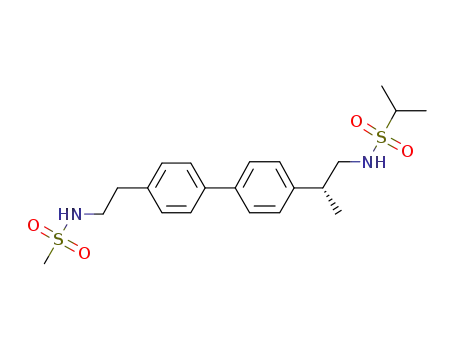 {(2R)-2-[4-(4-{2-[(methylsulfonyl)amino]ethyl}phenyl)phenyl]-propyl}[(methylethyl)sulfonyl]amine